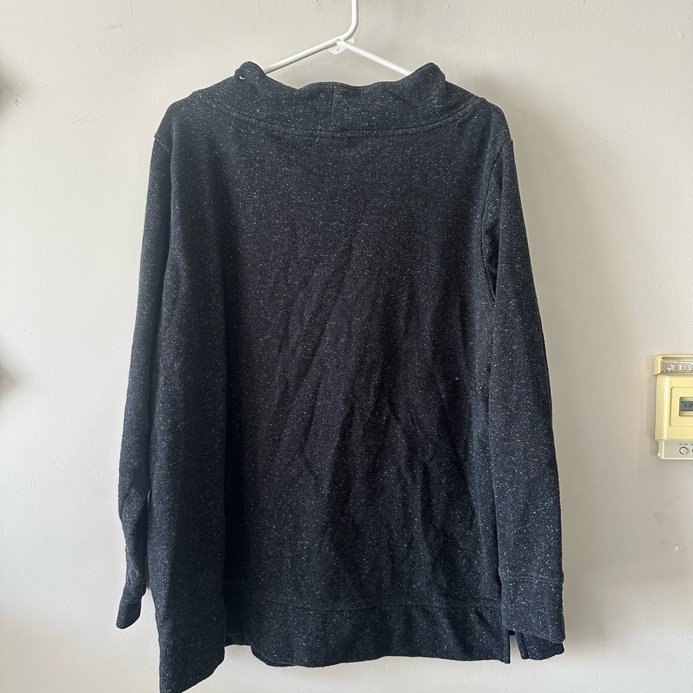 Women’s Cato cowl neck drawstring neck grey pullover sweater 22/24W - Picture 3 of 3